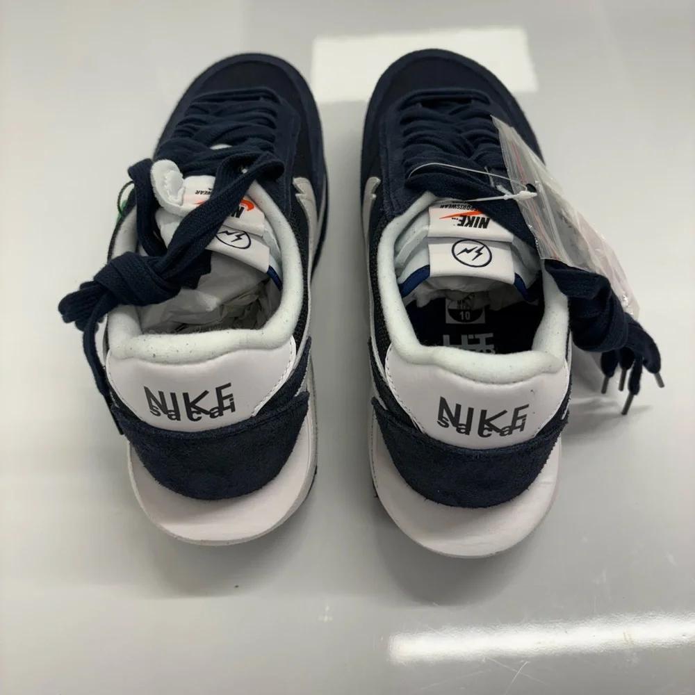 Nike sacai x Fragment LDWaffle Blue Void Size 10 New DS - Picture 5 of 13